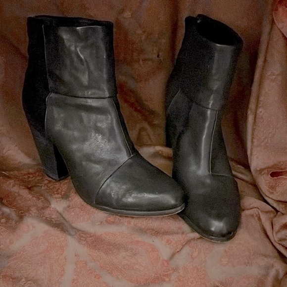 Rag & Bone Newbury black leather ankle boots - Picture 1 of 4